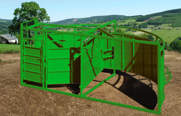 Cornerless Crowding Tub For Cattle Real Tuff Livestock